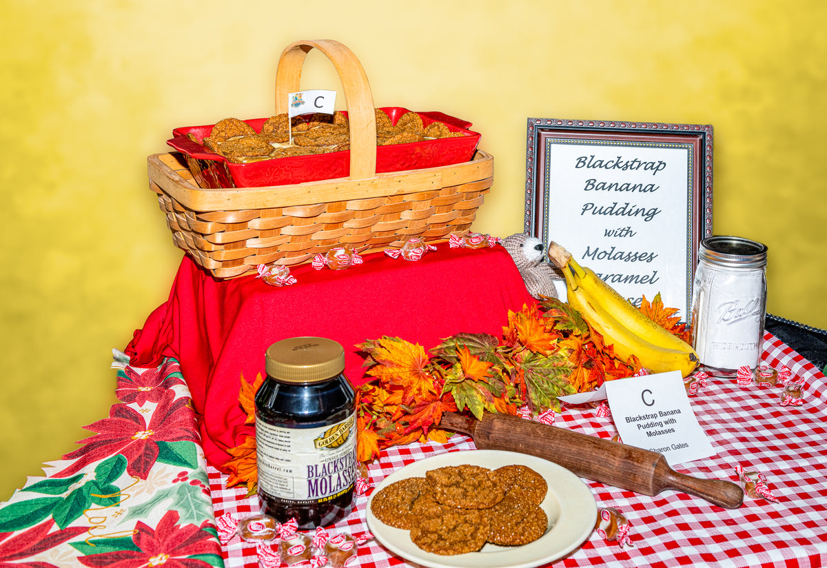 Blackstrap Molasses Banana Pudding with Molasses Caramel Sauce Recipe