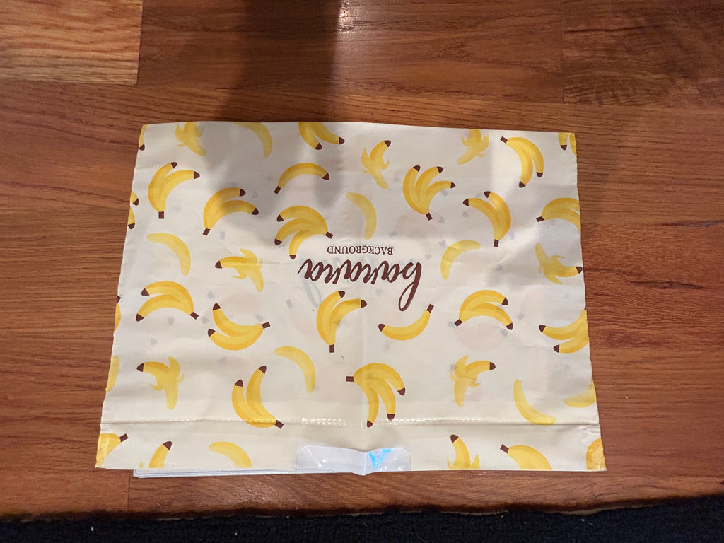 Plastic Banana pattern bag