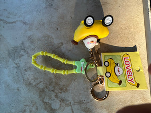 Banana shape car key chain