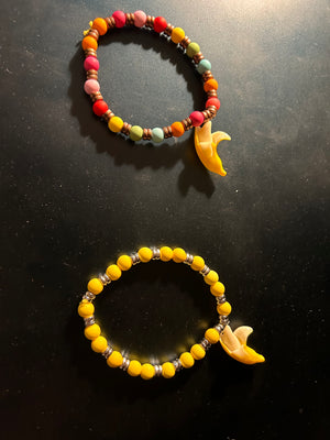 Stretch Threaded Bead Bracelet