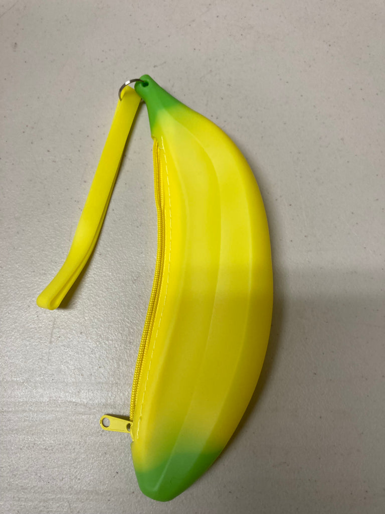 Banana Silicone Zipper Purse