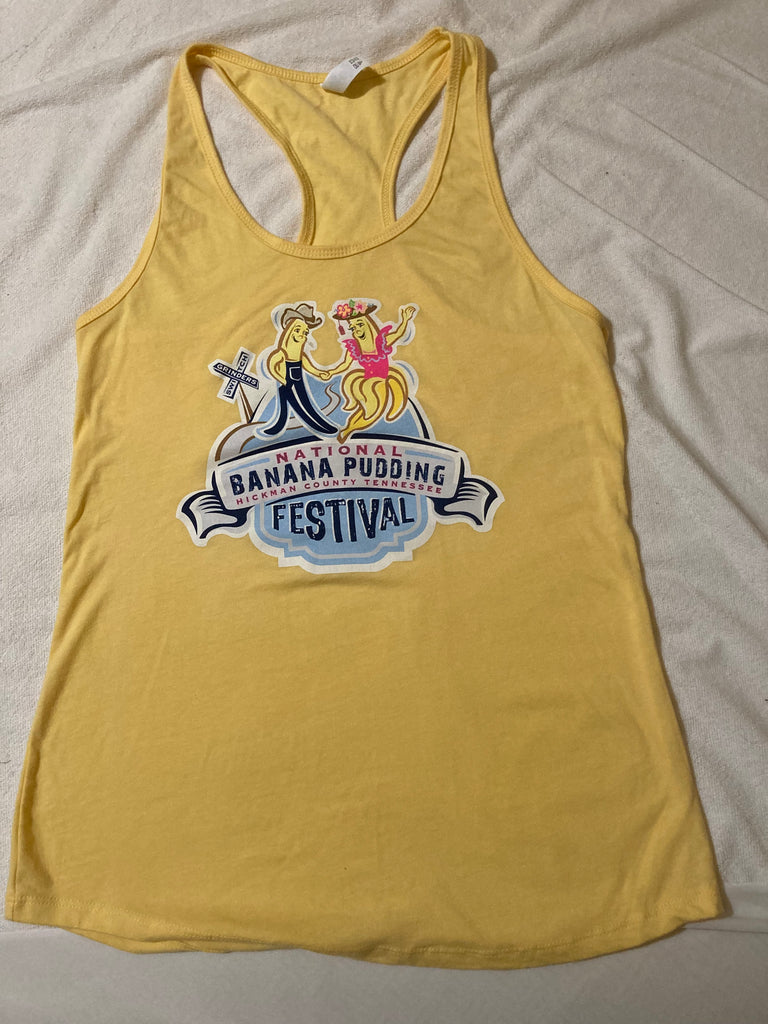 Shirt - Tank Top - Yellow w/ Colored Logo