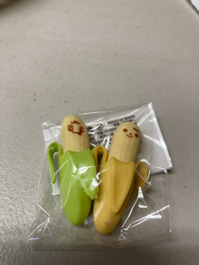 Banana Erasers